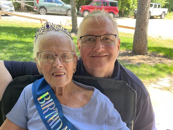 John & his mother Sally