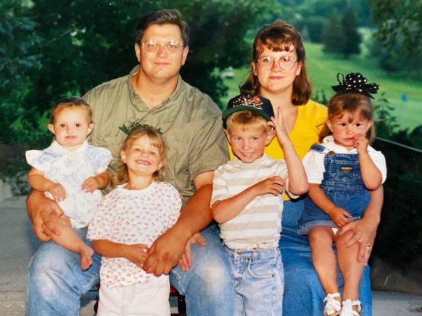 John & Tressa and their oldest four kids
